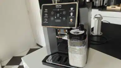 KRUPS Sensation Lait, Machine à café grains, machine expresso, 6 boissons