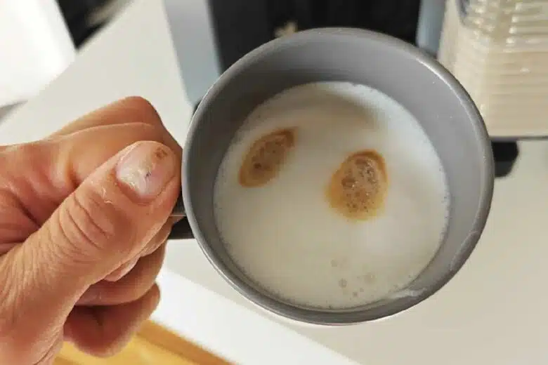 Une mousse onctueuse.