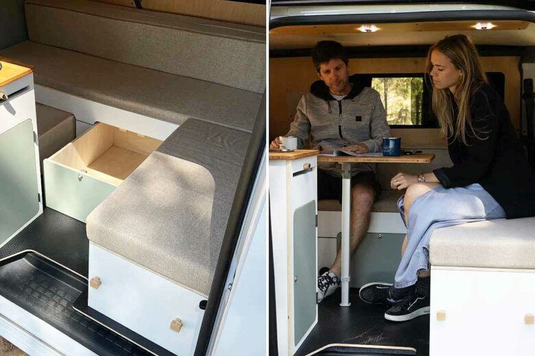 Un aménagement modulable sur mesure pour votre utilitaire.