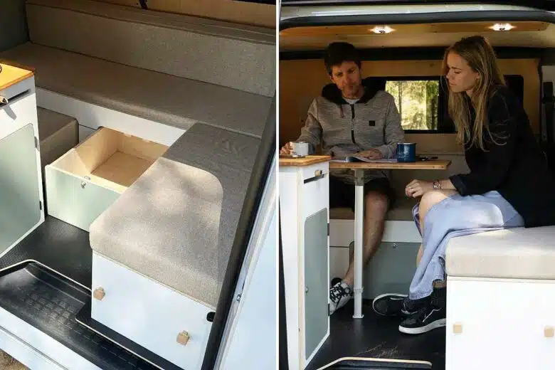 Un aménagement modulable sur mesure pour votre utilitaire.