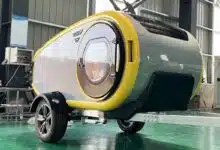 Une mini caravane design et tout confort.