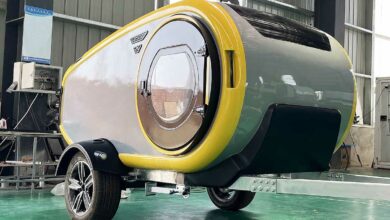 Une mini caravane design et tout confort.
