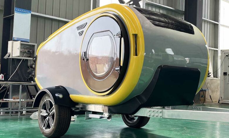 Une mini caravane design et tout confort.