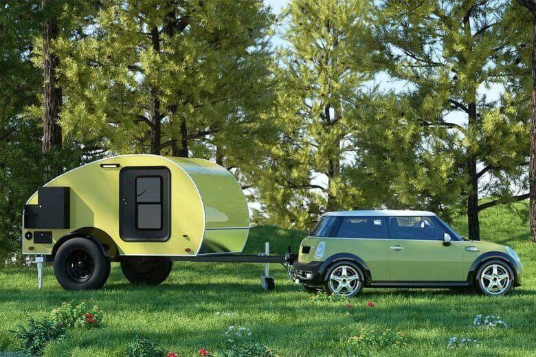Une caravane teardrop tractable par tout type de véhicule.
