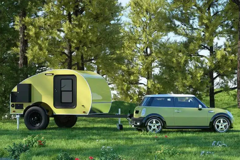 Une caravane teardrop tractable par tout type de véhicule.