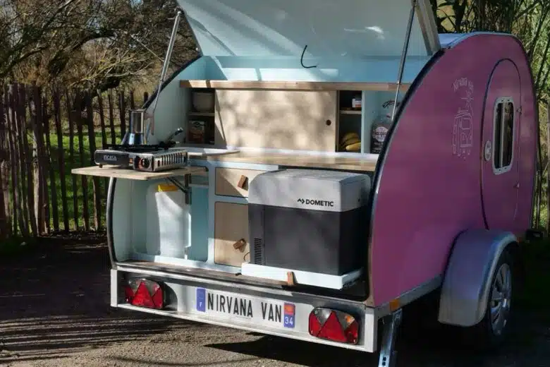 Une mini caravane parfaitement pensée.