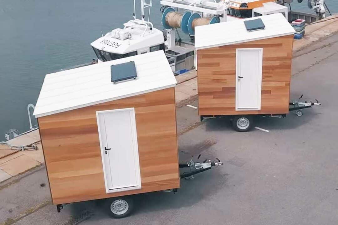À Saint Nazaire, une association s'équipe de deux tiny house Baluchon pour venir en aide aux femmes sans abri.
