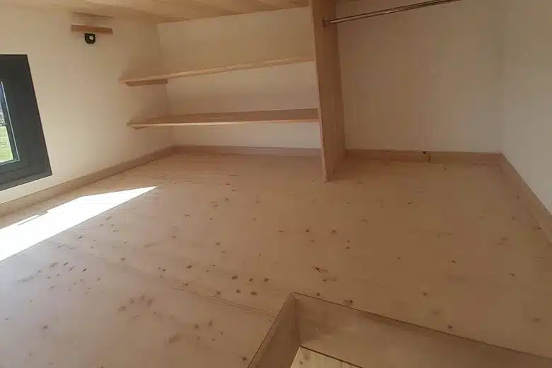 Un espace nuit sur mezzanine.