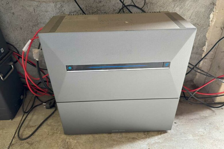 Une batterie résidentielle.