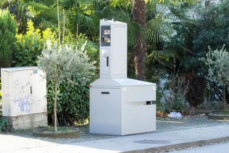 Un radar dans une commune Suisse.