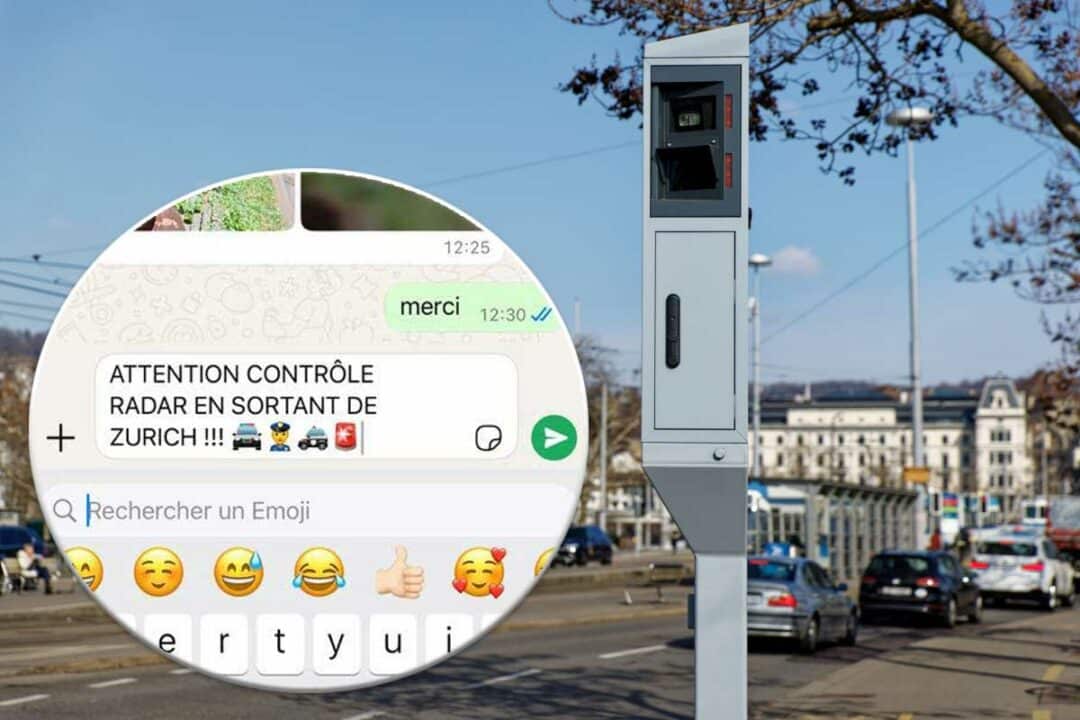 Un radar dans Zurich en Suisse.