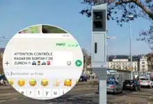 Un radar dans Zurich en Suisse.