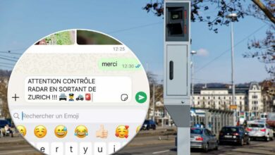 Un radar dans Zurich en Suisse.