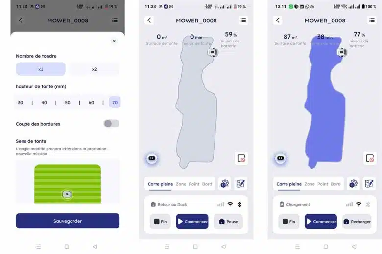 La cartographie du terrain.