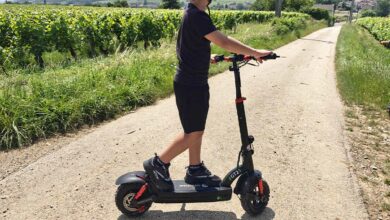 isinwheel® GT2/GT1 Trottinette électrique tout terrain 1200W pour adultes et adolescents