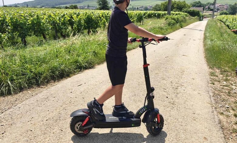 isinwheel® GT2/GT1 Trottinette électrique tout terrain 1200W pour adultes et adolescents