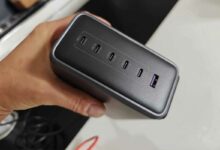 Une station équipée de 6 ports USB.