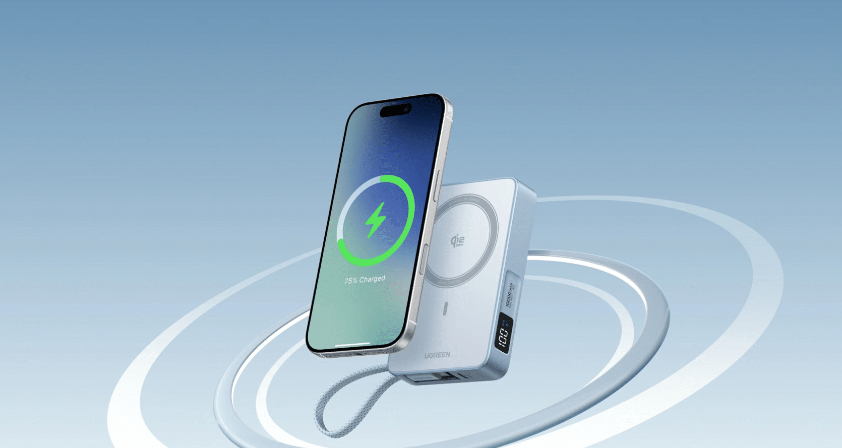 UGREEN MagFlow 25W : la première batterie portable au monde certifiée Qi 2.2