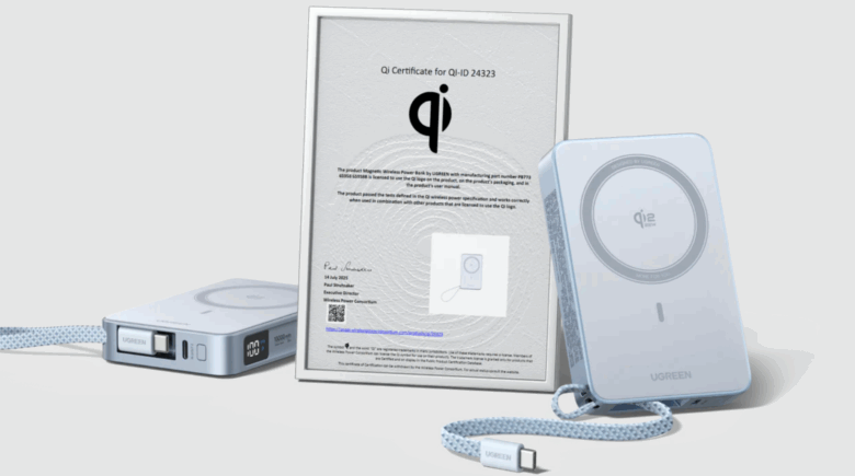 UGREEN MagFlow 25W : la première batterie portable au monde certifiée Qi 2.2