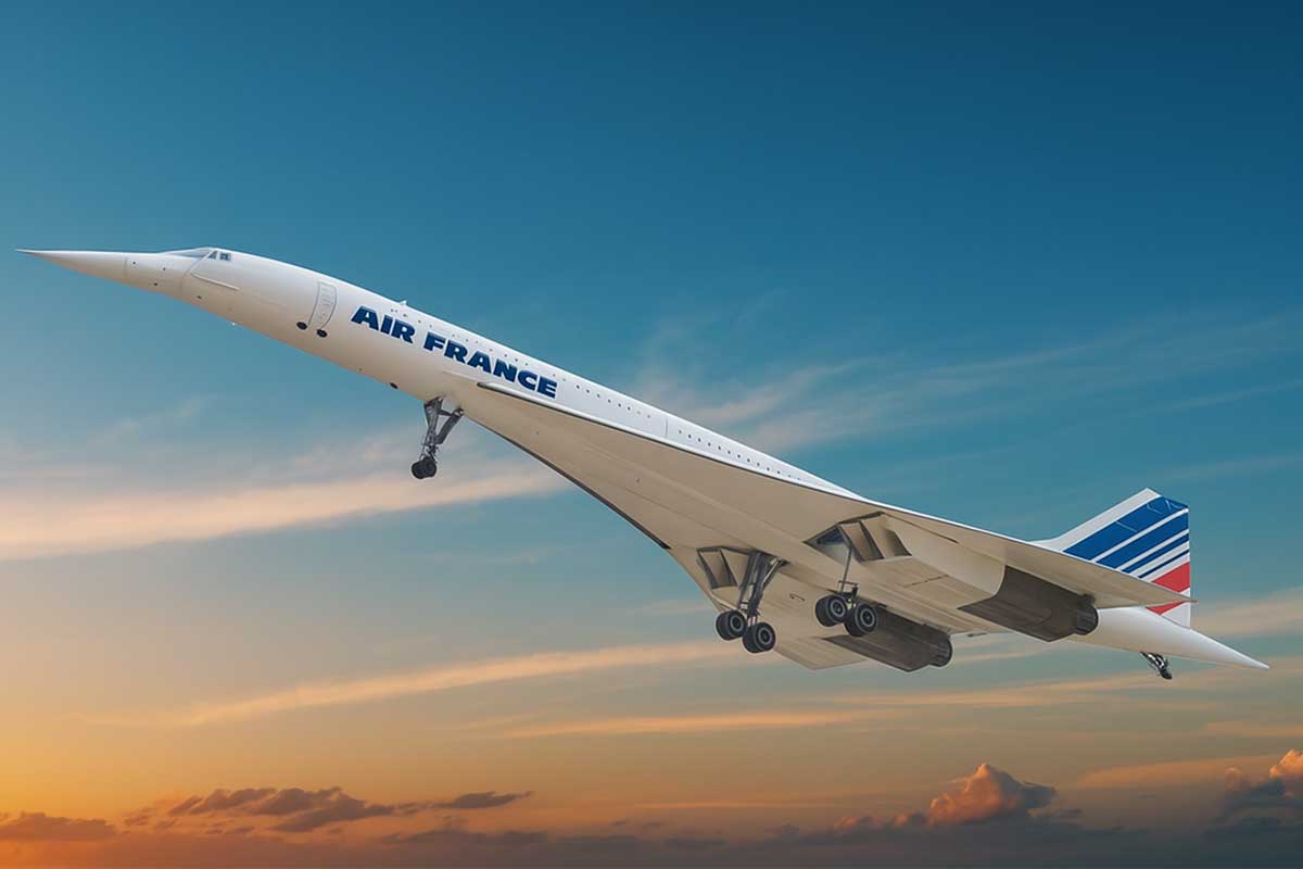 Un Concorde en plein vol.