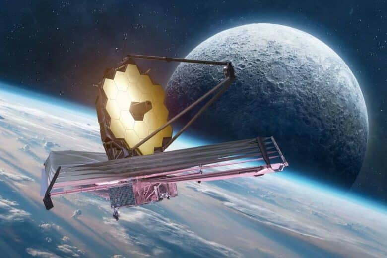 Le télescope James Webb en mission.