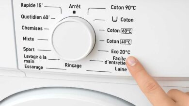 Un mode éco sur le lave-linge.