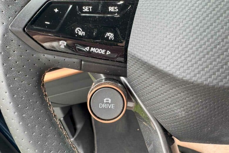 Bouton de sélection des modes de conduite.