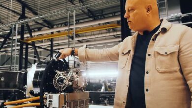 Le bloc moteur électrique de la Gemera présenté par le fondateur de Koenigsegg.