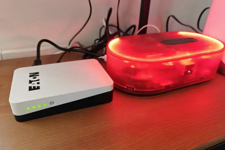 Test de l'onduleur avec une box domotique.