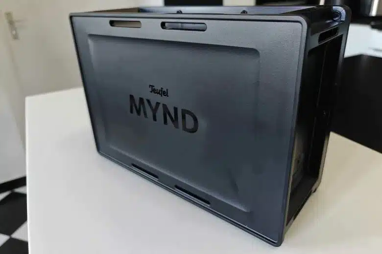 Une enceinte portable endurante.