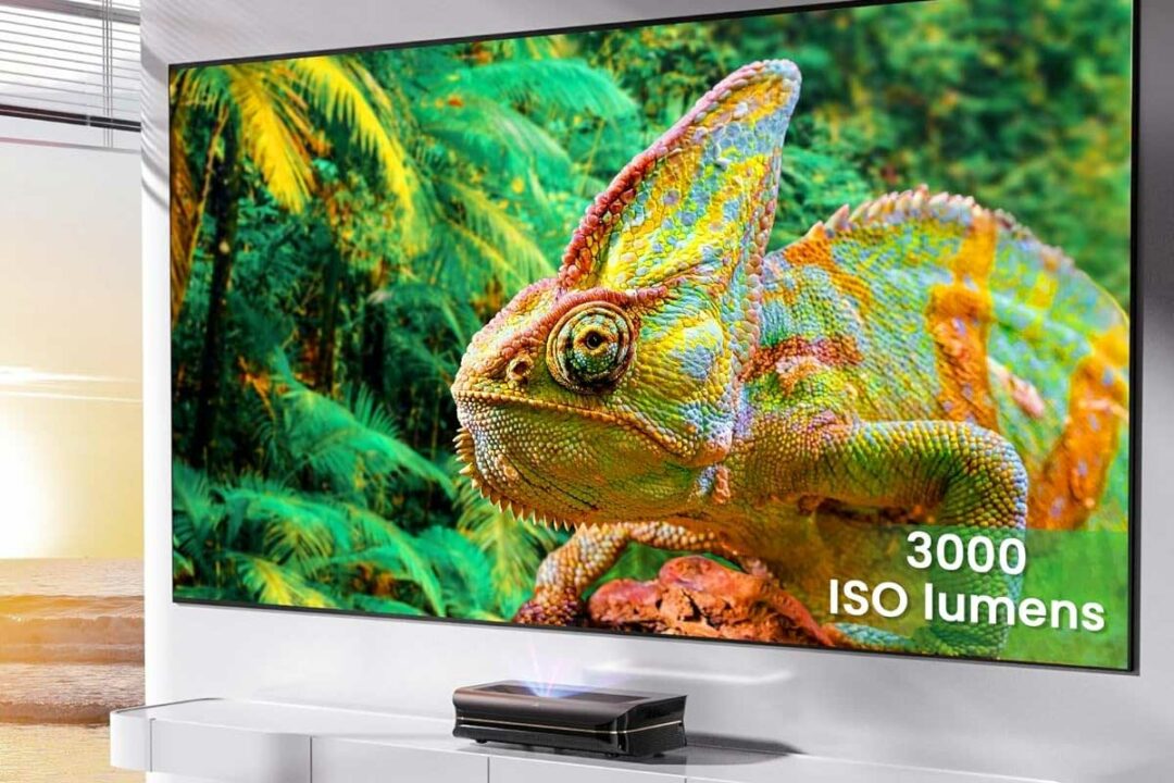 AWOL VISION LTV-3500 Pro Vidéoprojecteur 4K Ultra Courte Focale