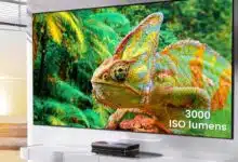 AWOL VISION LTV-3500 Pro Vidéoprojecteur 4K Ultra Courte Focale