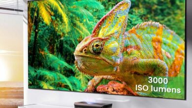 AWOL VISION LTV-3500 Pro Vidéoprojecteur 4K Ultra Courte Focale