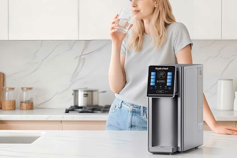 Une eau pure, chaude ou tiède à la demande, l’Hydrofast W100, la fontaine qui fait tout (ou presque)
