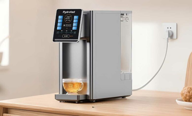 Une eau pure, chaude ou tiède à la demande, l’Hydrofast W100, la fontaine qui fait tout (ou presque)