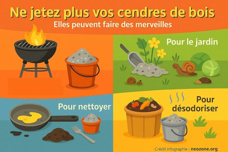 Infographie : comment utiliser les cendres de votre barbecue ou de votre cheminée ?