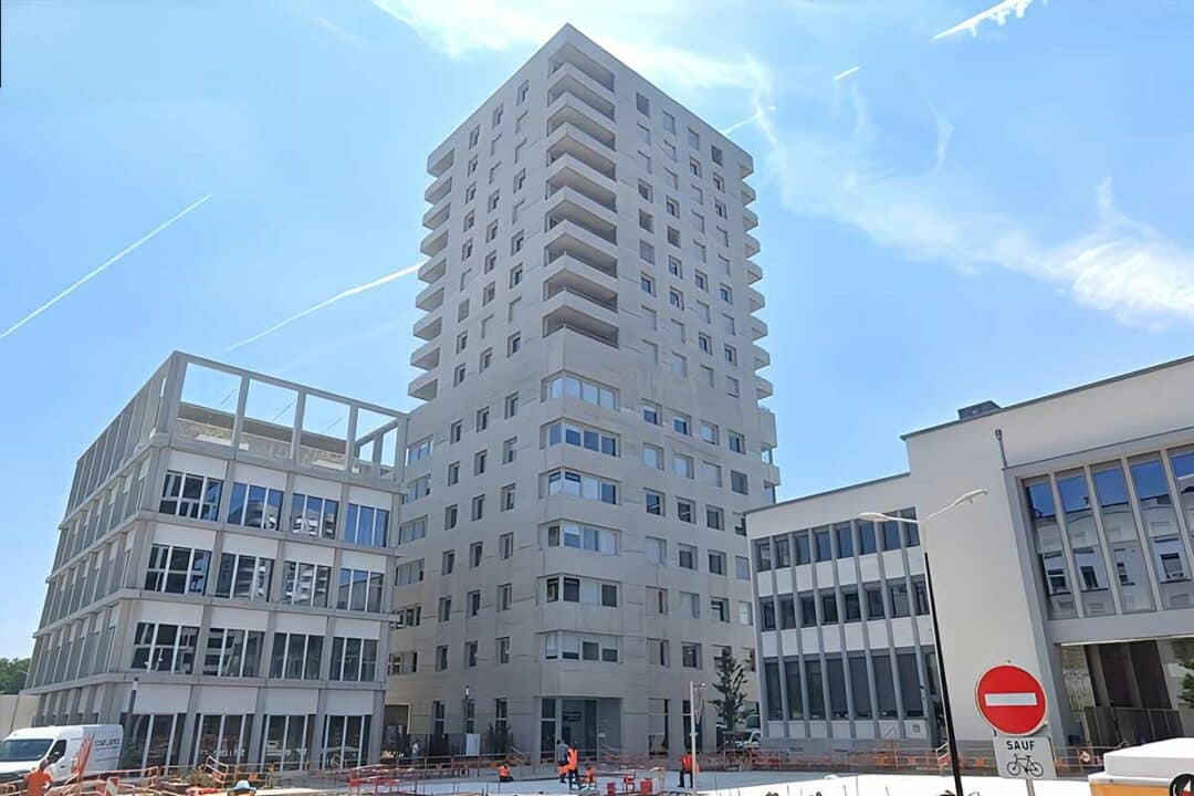 Un immeuble sans chauffage ni climatisation, en plein cœur de la Métropole de Lyon.