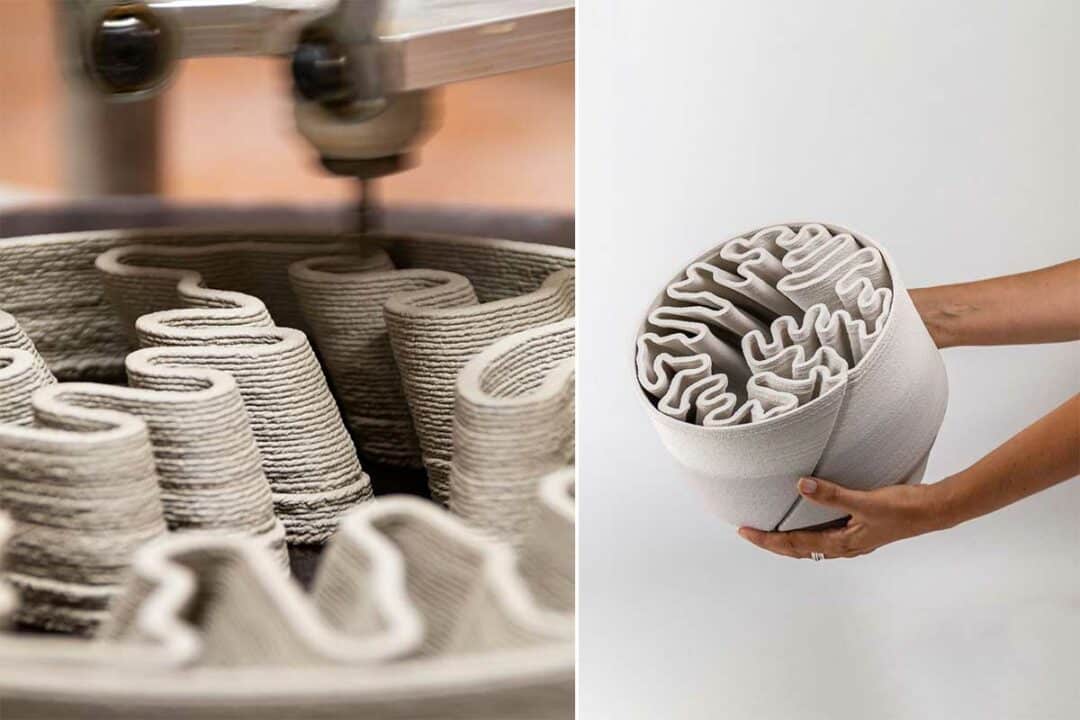 Des pièces en impression 3D.