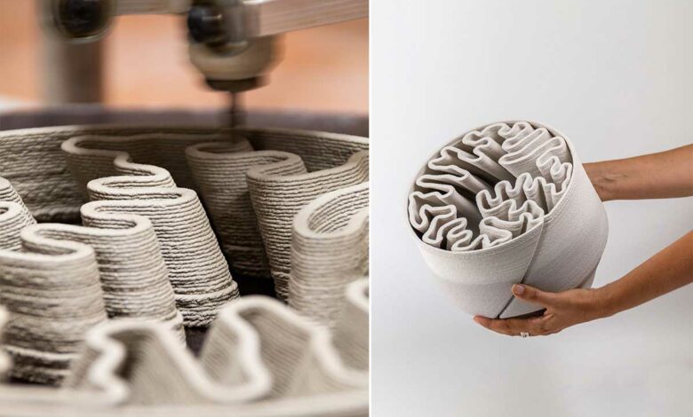 Des pièces en impression 3D.