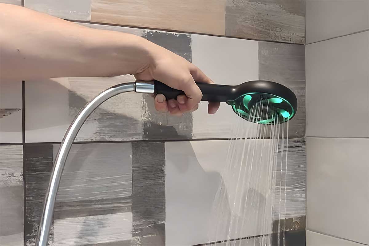Un pommeau de douche astucieux pour limiter sa consommation d'eau.