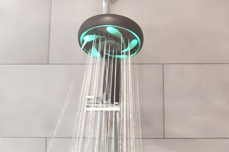 Le pommeau de douche Hydrao.