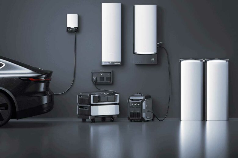 Des batteries EcoFlow.