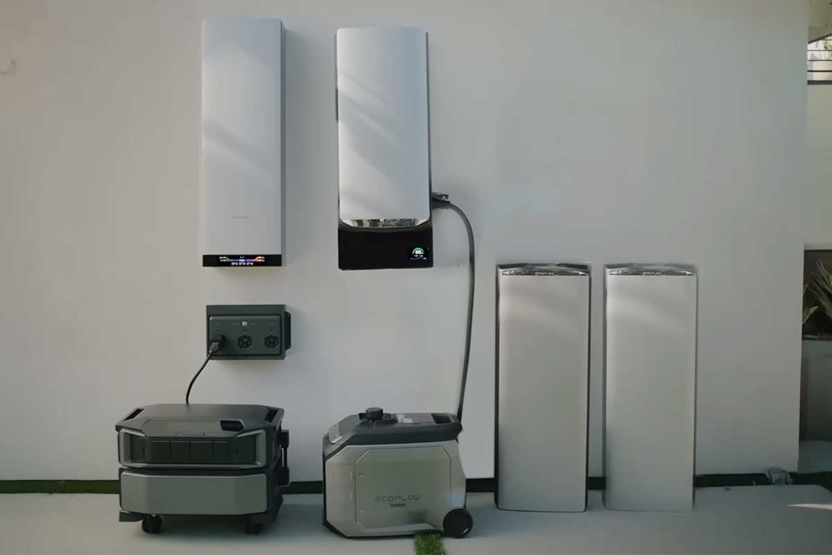 Un ensemble de produits EcoFlow.