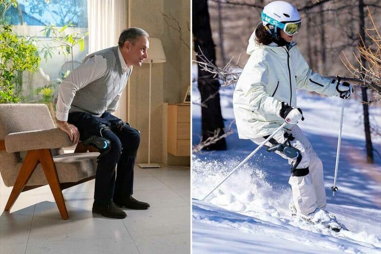 Un exosquelette qui assiste vos genoux.