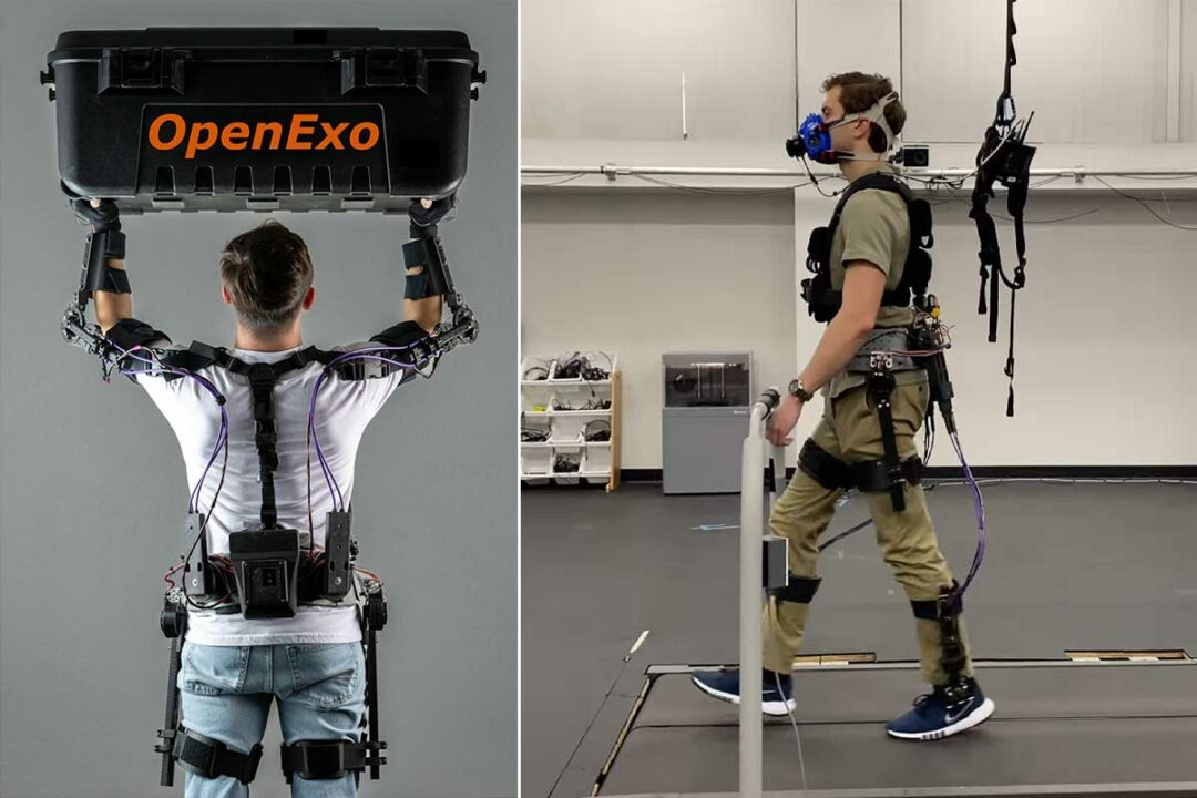 Un exosquelette pour différentes parties du corps (hanches, chevilles, bras...)