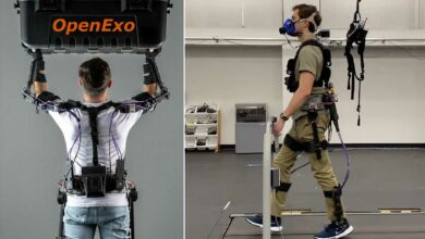Un exosquelette pour différentes parties du corps (hanches, chevilles, bras...)