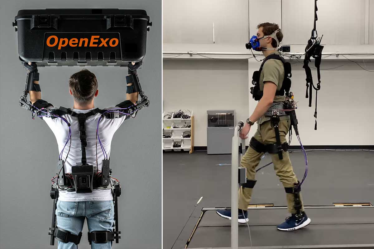 Un exosquelette pour différentes parties du corps (hanches, chevilles, bras...)