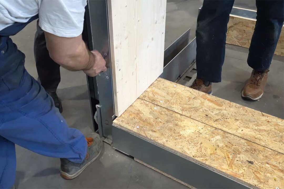 Des panneaux de construction qui s'emboitent comme des Legos.