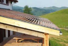 Une belle pergola en bois.