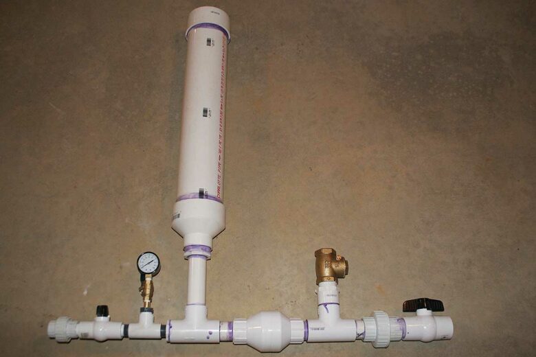 La pompe bélier DIY.